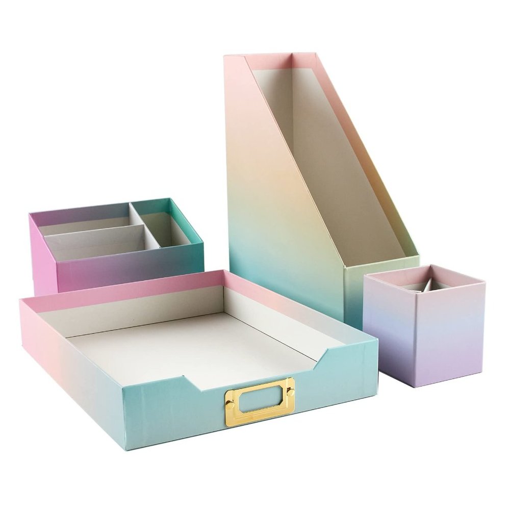 Erin Condren Colorblends 4 piece desk organizer